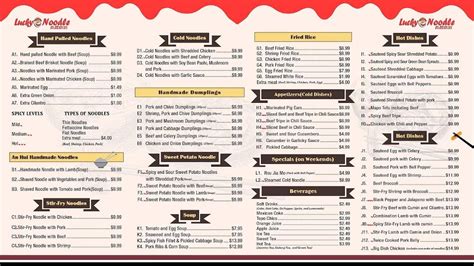 lucky noodle san antonio menu.